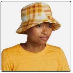 Alpine Desing  Brushed Bucket Hat Pumpkin Patch Plaid One Size fits all